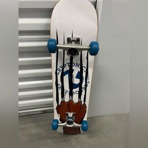 Arbor Blue and White Skateboard